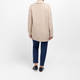 Marina Rinaldi Ribbed Long Cardigan Beige