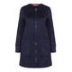 MARINA RINALDI LONGLINE NAVY JACKET