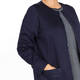 MARINA RINALDI LONGLINE NAVY JACKET