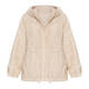 Marina Rinaldi Reversible Soft Textured Jacket Beige