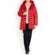 Marina Rinaldi RED GLOSSY LIGHT WEIGHT PUFFA COAT