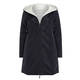 MARINA RINALDI REVERSIBLE PUFFER BLACK AND CREAM