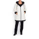 MARINA RINALDI REVERSIBLE PUFFER BLACK AND CREAM