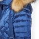 Marina Rinaldi COBALT BLUE HOODED PUFFER COAT