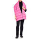 MARINA RINALDI PUFFER SCARF FUCHSIA 