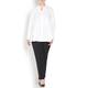 MARINA RINALDI PLEATED WHITE SHIRT