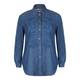 MARINA RINALDI EMBROIDERED DENIM SHIRT