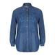 MARINA RINALDI EMBROIDERED DENIM SHIRT