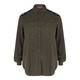 MARINA RINALDI KHAKI SHIRT WITH EPAULETTES