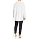 Marina Rinaldi Oversized Cotton Poplin Shirt White 