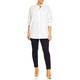 Marina Rinaldi Oversized Cotton Poplin Shirt White 