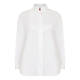 MARINA RINALDI COTTON POPLIN SHIRT WHITE