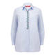 MARINA RINALDI COTTON SHIRT PALE BLUE