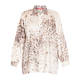 Marina Rinaldi Animal Print Shirt Cream