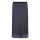 Marina Rinaldi navy pleated print SKIRT