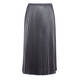 MARINA RINALDI SILVER PLEATED MAXI SKIRT