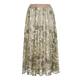 MARINA RINALDI FLORAL LACE SKIRT WITH SEQUIN AND EMBROIDERY