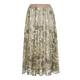 MARINA RINALDI FLORAL LACE SKIRT WITH SEQUIN AND EMBROIDERY