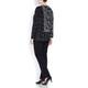 MARINA RINALDI BLACK FOLK PRINT SWEATER 