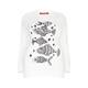 Marina Rinaldi fish motif sport SWEATER