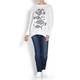 Marina Rinaldi fish motif sport SWEATER