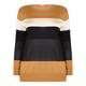 Marina Rinaldi Striped Sport Sweater 