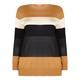 Marina Rinaldi Striped Sport Sweater 