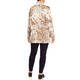 Marina Rinaldi Cashmere Blend Animal Print Sweater Cream