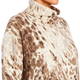 Marina Rinaldi Cashmere Blend Animal Print Sweater Cream