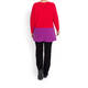 MARINA RINALDI TWO TONE SWEATER 