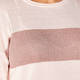 MARINA RINALDI LINEN BLEND SWEATER PINK 