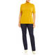 Marina Rinaldi Knitted Polo Neck Sweater Ochre