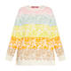 Marina Rinaldi Pure Cotton Sweater Pastel Rainbow