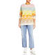 Marina Rinaldi Pure Cotton Sweater Pastel Rainbow