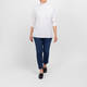 Marina Rinaldi Wool Blend Sweater Ivory 