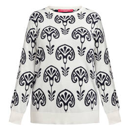 Marina Rinaldi Jacquard Knit Sweater - Plus Size Collection