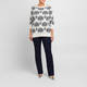 Marina Rinaldi Jacquard Knit Sweater