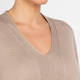 Marina Rinaldi Viscose Yarn Sweater Beige