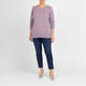 Marina Rinaldi Viscose Yarn Sweater Lilac