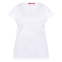 Marina Rinaldi Cap Sleeve T-Shirt White  - Plus Size Collection
