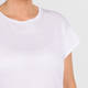 Marina Rinaldi Cap Sleeve T-Shirt White 