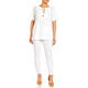 Marina Rinaldi Pure Cotton Top White