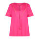 Marina Rinaldi Cotton Jersey Boho T-Shirt Fuchsia 