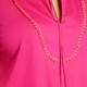 Marina Rinaldi Cotton Jersey Boho T-Shirt Fuchsia 