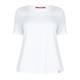 Marina Rinaldi white jersey T-SHIRT