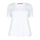 Marina Rinaldi white jersey T-SHIRT