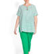 MARINA RINALDI LINEN COTTON BLEND TUNIC