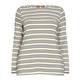 MARINA RINALDI NARROW STRIPE LUREX TOP 