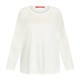 Marina Rinaldi Pure Cotton Long Sleeve T-Shirt White 
