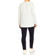 Marina Rinaldi Pure Cotton Long Sleeve T-Shirt White 